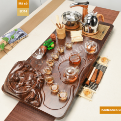 Bàn trà điện thông minh bằng gỗ B314