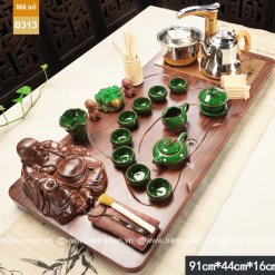 Bàn trà điện thông minh bằng gỗ B313