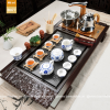 Bàn trà điện thông minh gỗ mặt đá B077