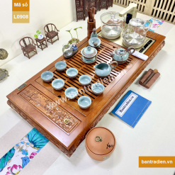 Bàn trà điện thông minh cao cấp gỗ hương L0908