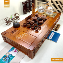 Bàn trà điện thông minh cao cấp gỗ hương L0802