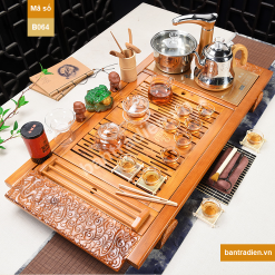 Bàn trà điện thông minh bằng gỗ B064