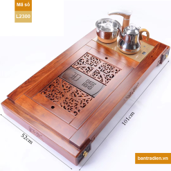 Bàn trà điện thông minh gỗ hương L2300