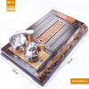 Bàn trà điện thông minh gỗ mun L5000