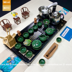 Bộ bàn trà điện thông minh khay rời B013