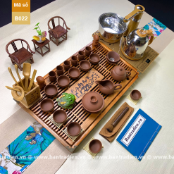 Bộ bàn trà điện thông minh khay rời B022
