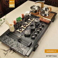 Bàn trà điện thông minh bằng gỗ B081